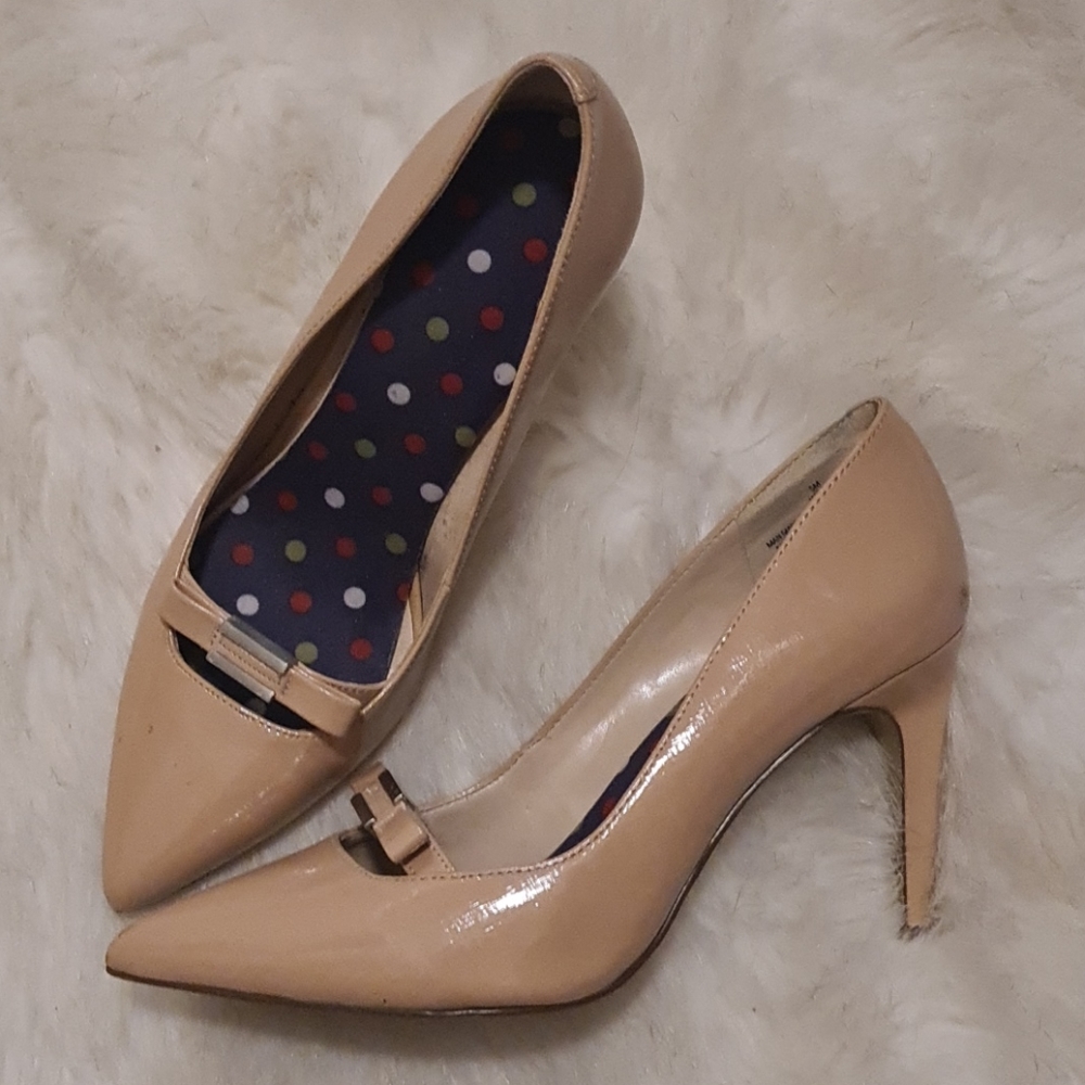 Nine west nude heels